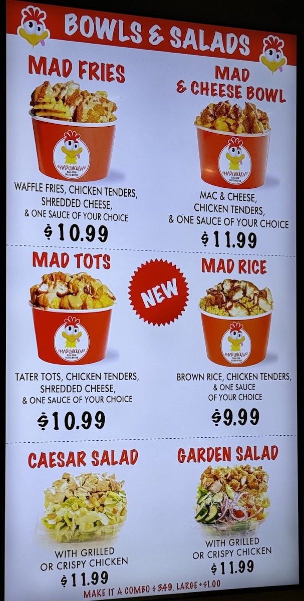 Mad Chicken Menu - Image 2