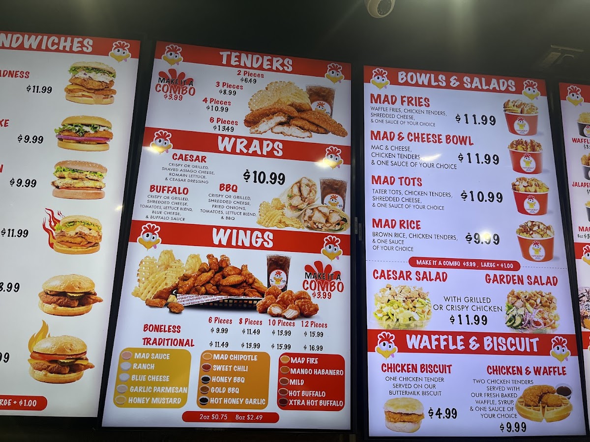 Mad Chicken Menu - Image 3